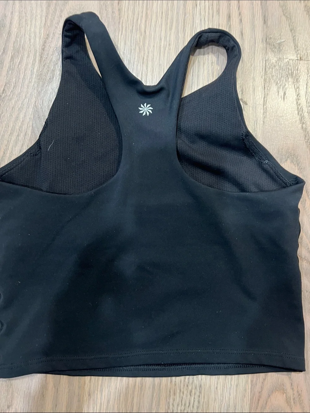 Athleta Girl Black Long Distance Bra Top
